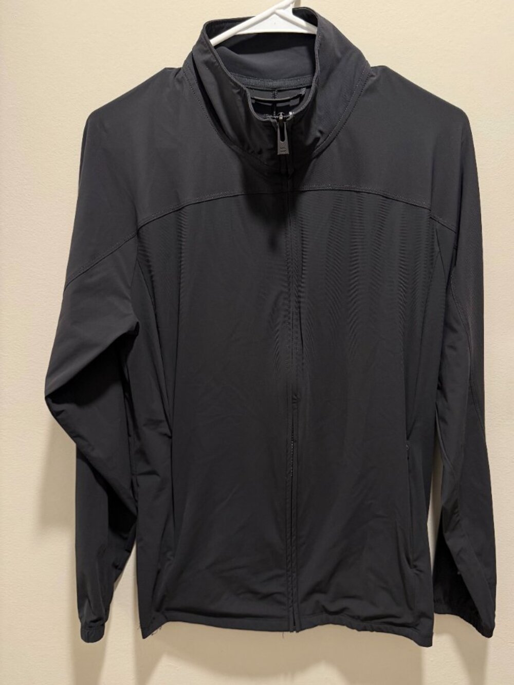 All In Motion Men's Black Lightweight Full Zip Athletic Jacket